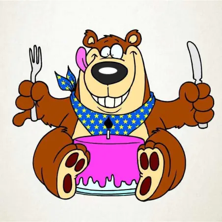 Oso de aniversario