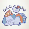 Perrito y luna