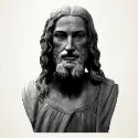 Retrato en vinilo de Jesus de Nazaret