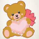 Oso y corazon