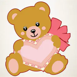 Oso y corazon