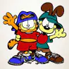 Garfield y Oddie