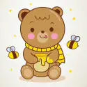 Lindo oso de peluche