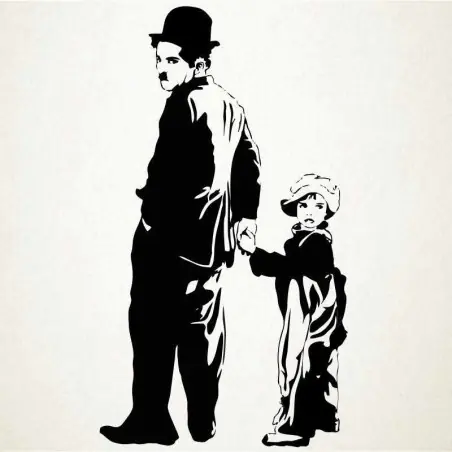 Chaplin y chico