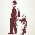 Chaplin y chico