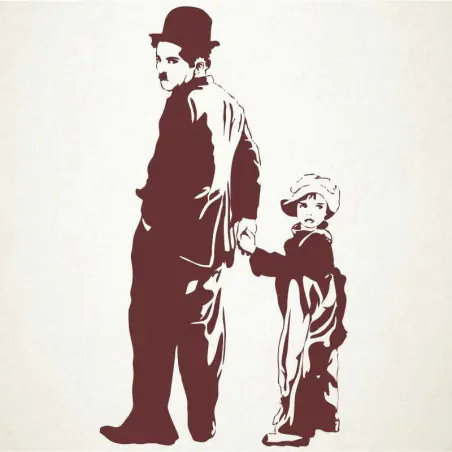 Chaplin y chico