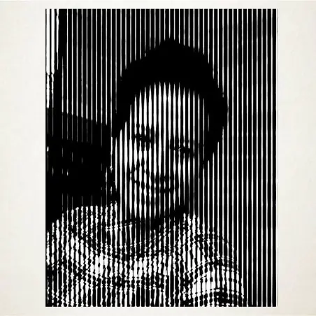 Los retratos en vinilo son una novedosa manera de decorar. Retrato en Vinilo Adhesivo de alta calidad